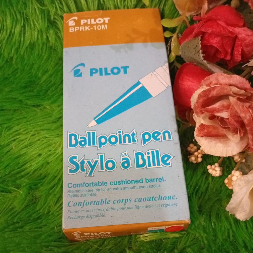

Balpoint pilot pen stylo BPRK-10M eceranhitam