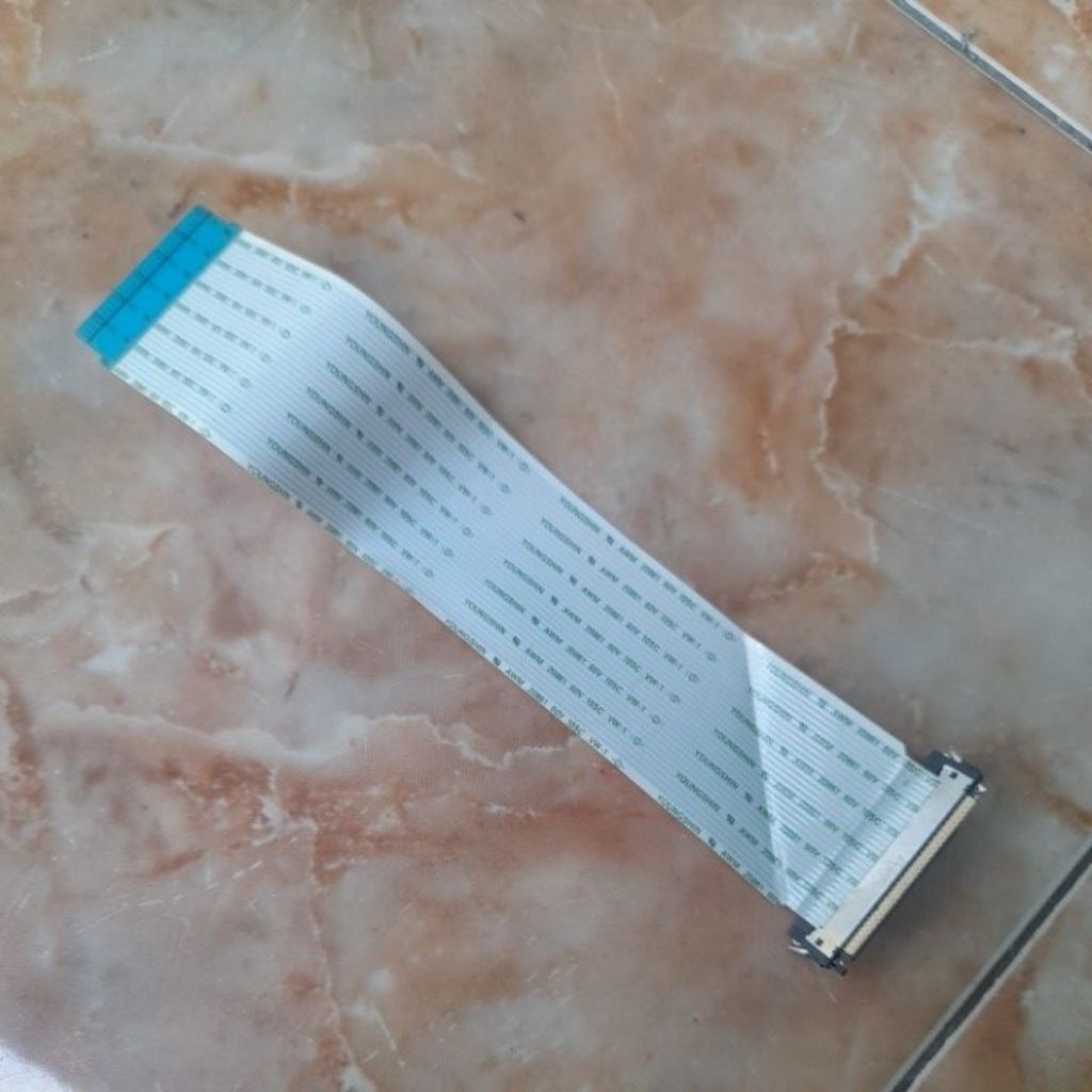 Kabel lvds tv led Toshiba 30 pin bolak balik panjang 17.5 cm