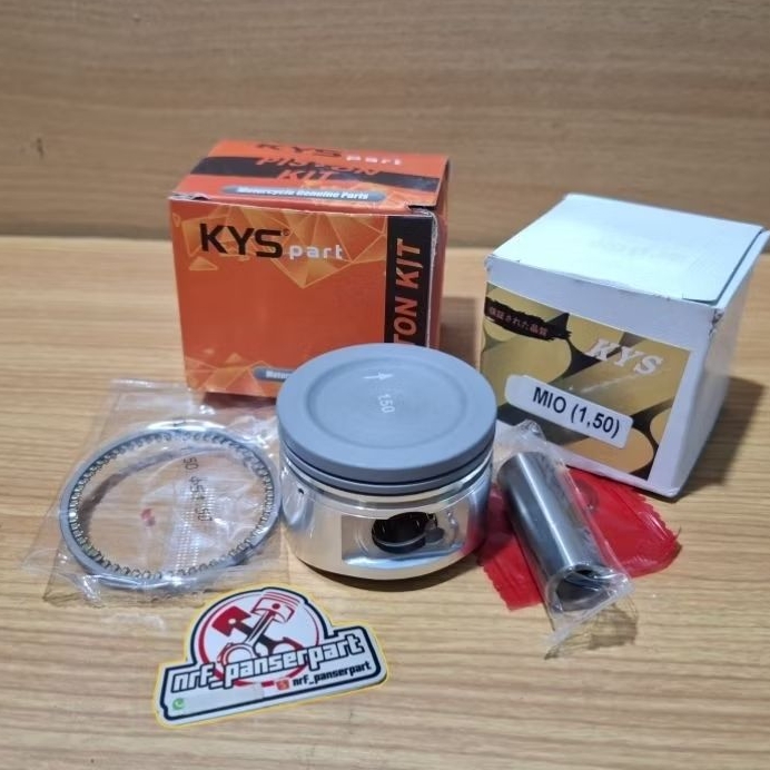 PISTON KIT SEHER SET RING YAMAHA MIO SPORTY/SMILE MIO SOUL FINO NOUVO Z /LELE OVER SIZE /OS STANDAR 