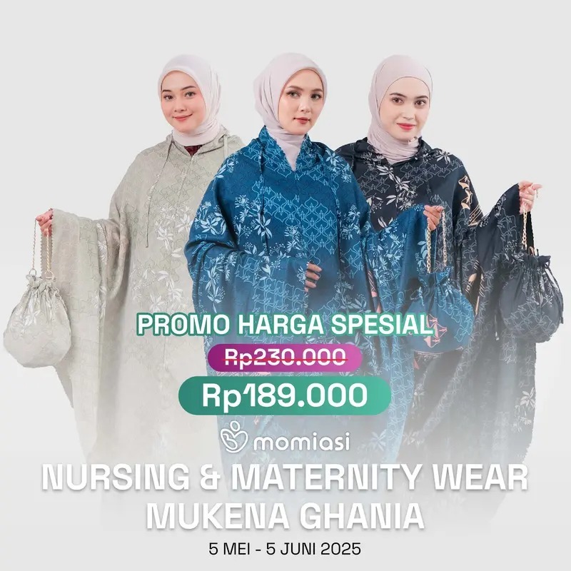 Momiasi - Mukena Ghania Prayer Set Premium - Mukena