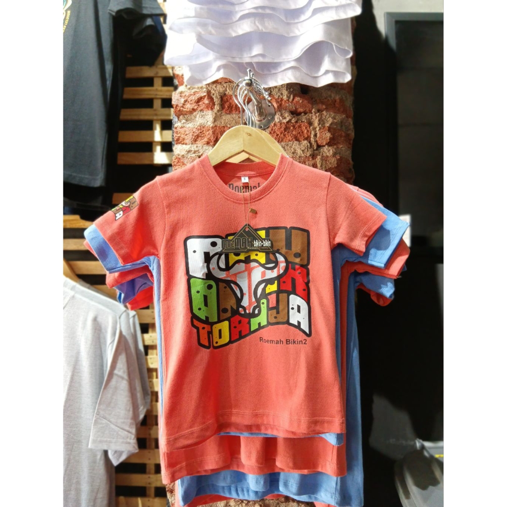 Kaos Sablon Anak Toraja