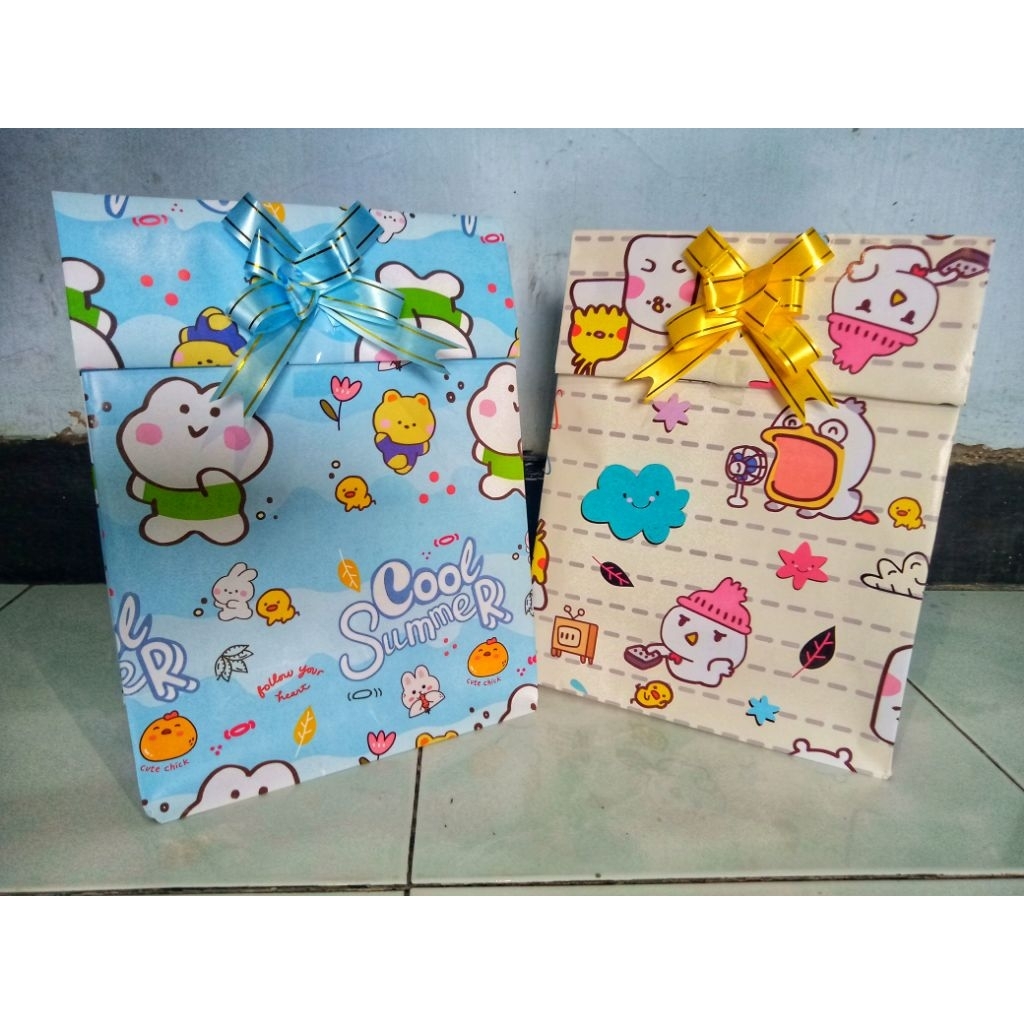 

ECER kertas kado instan jumbo 37×27×10