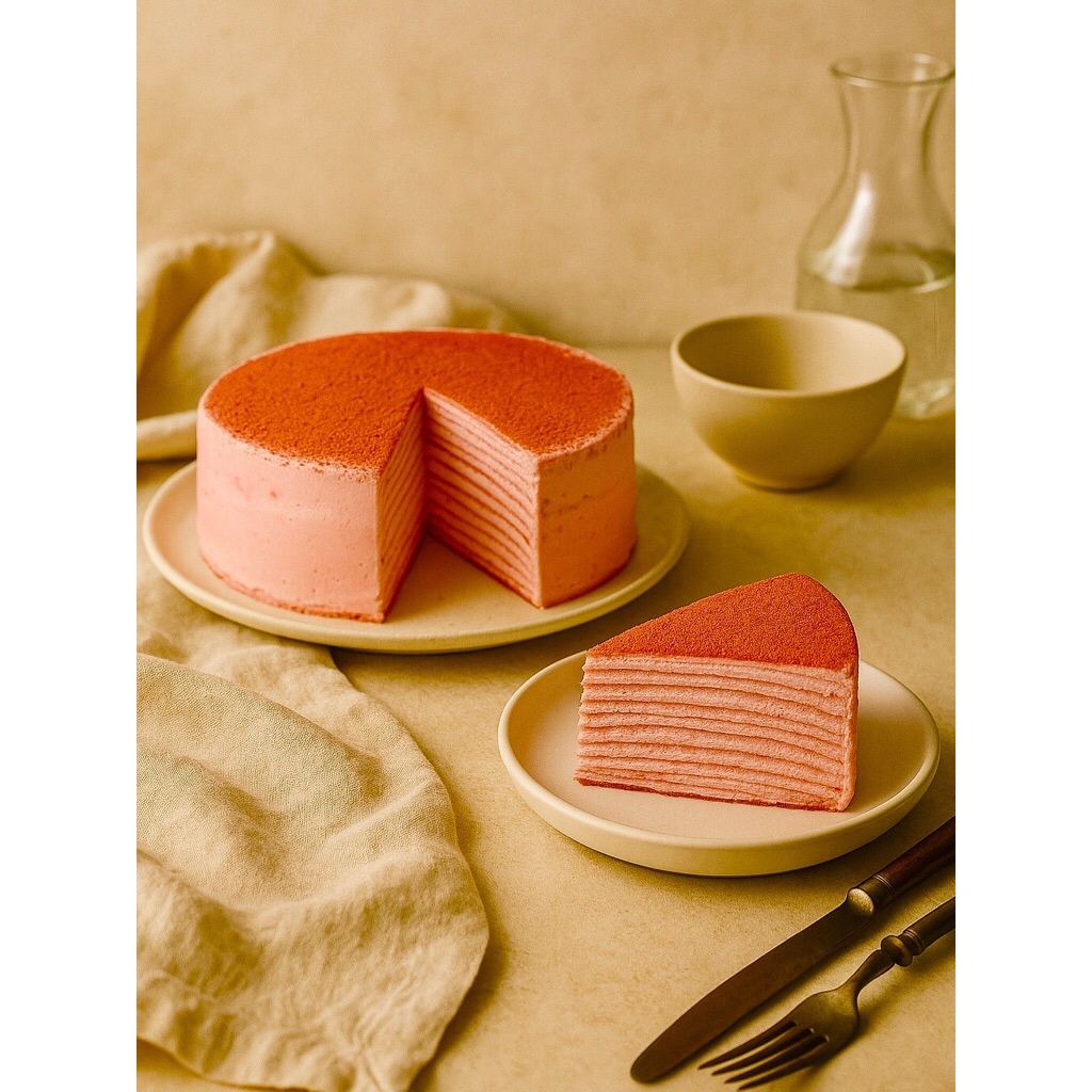 

Mille crepes Red Velvet SLICE