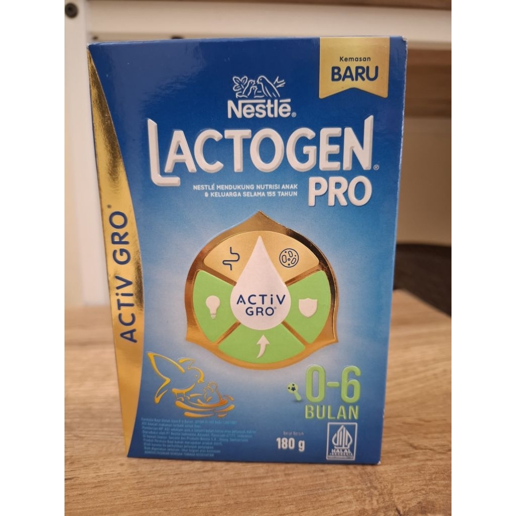 Lactogen 1 180gr / Lactogen 0-6Bulan (kemasan baru)