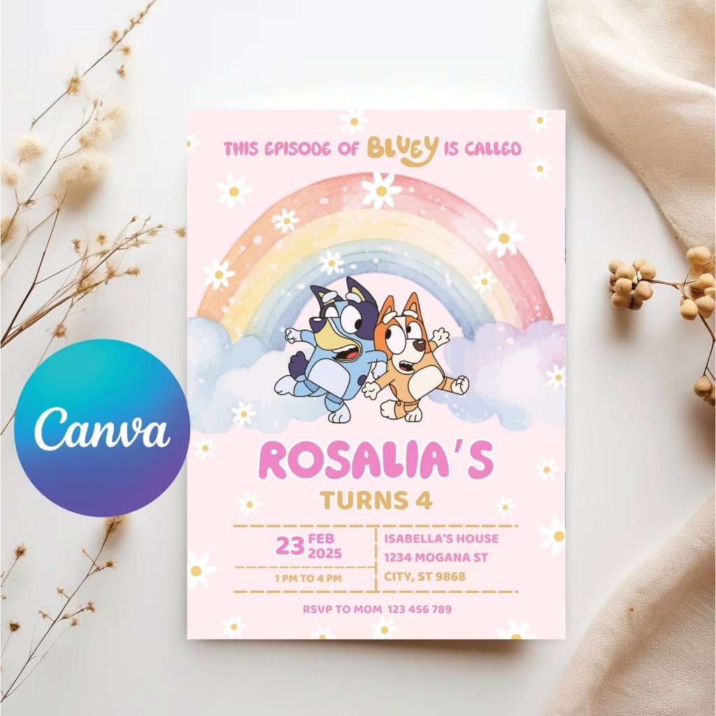 Undangan Ulang Tahun Anak Custom Desain Lucu, Unik und Exclusif / Undangan Ulang Tahun Anak