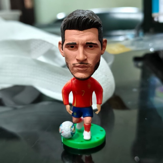 Action figure Alvaro Morata Spain 2024 Euro Champion soccerwe