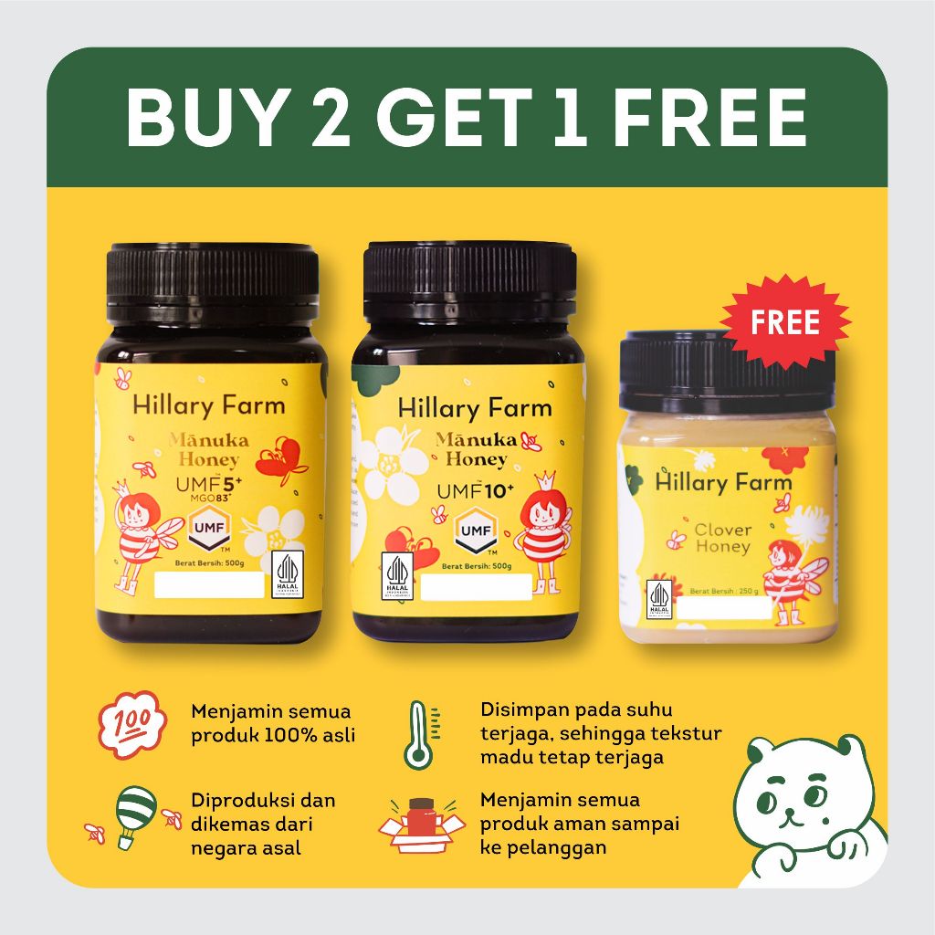

Manuka UMF 5+ dan UMF 10+ Free Madu