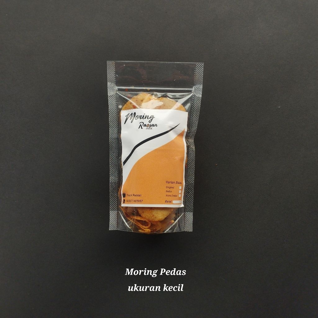 

Moring Pedas Raosan Snack (ukuran kecil)