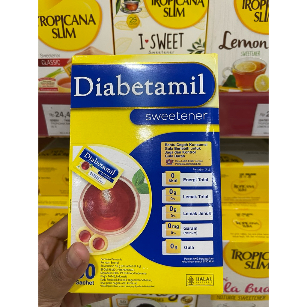 

Diabetamil Sweetener 50’s