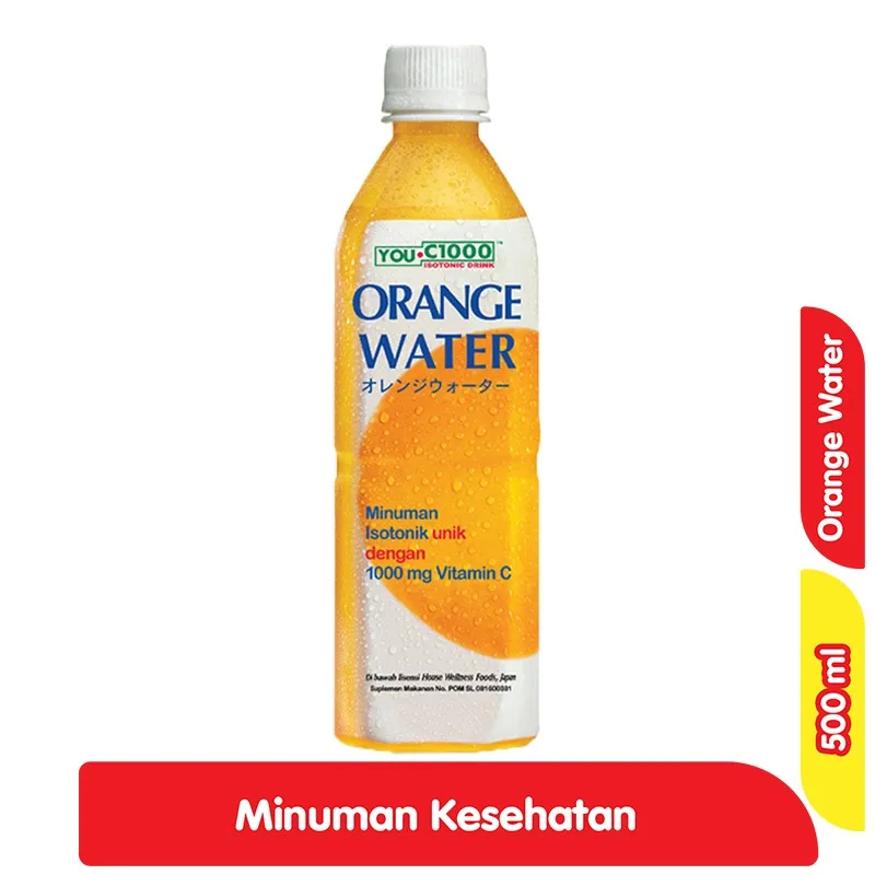

You C1000 500ml Orange Water Minuman Isotonik Botol - Ecer