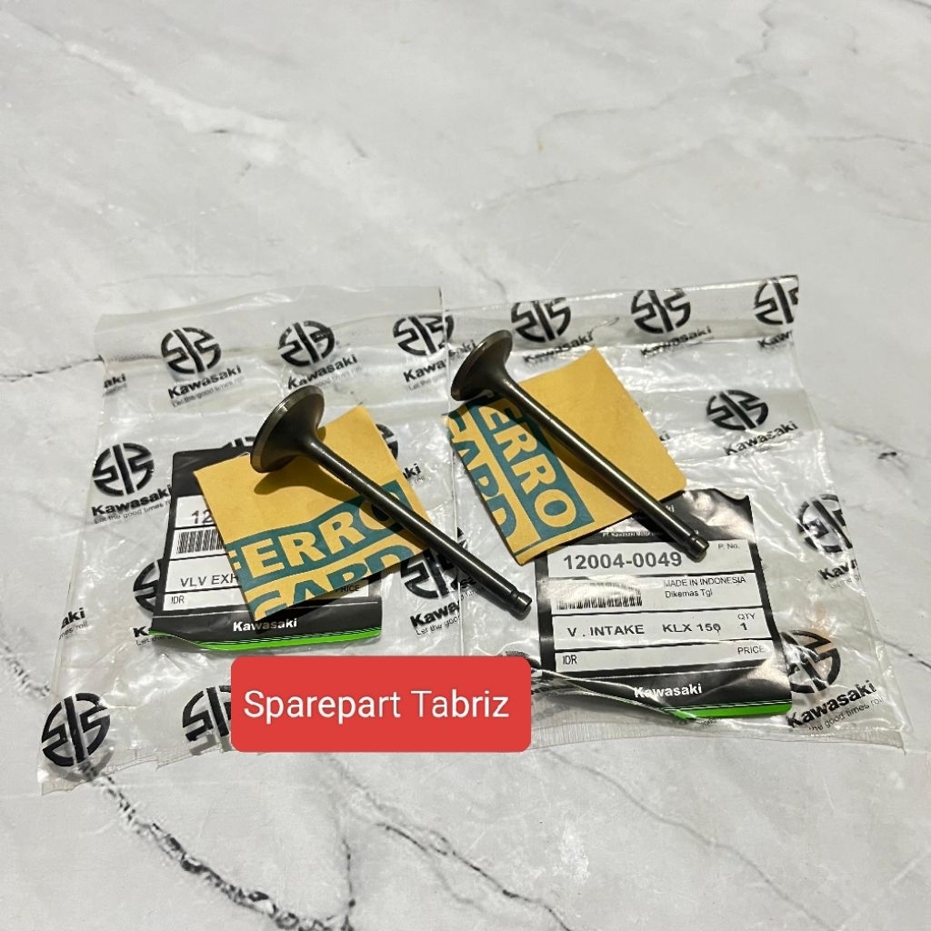 klep set Payung Klep KLX 150 Dtracker 150 KLX L S BF 150 kawasaki