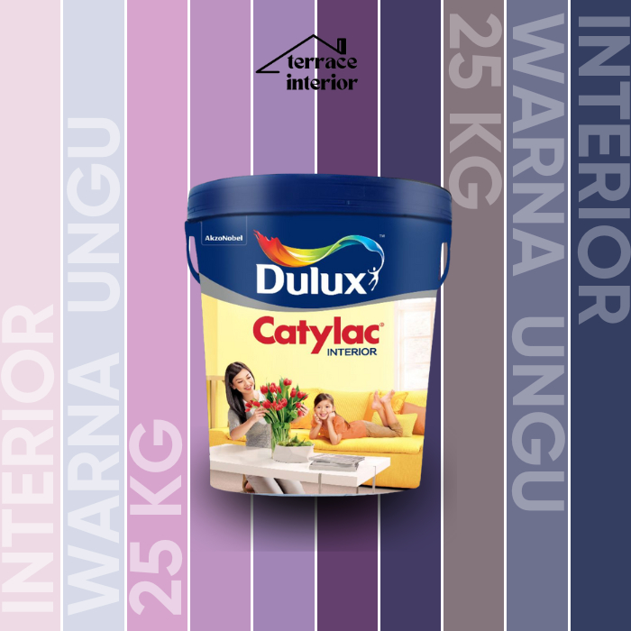 Cat Tembok Dulux Catylac Interior Warna Ungu 25KG