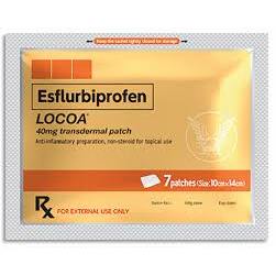 KOYO LOCOA JEPANG ESFLURBIPROFEN LOCOA 40MG TRANSDERMAL PATCH MADE IN JAPAN ISI 7 PATCHES KOYO