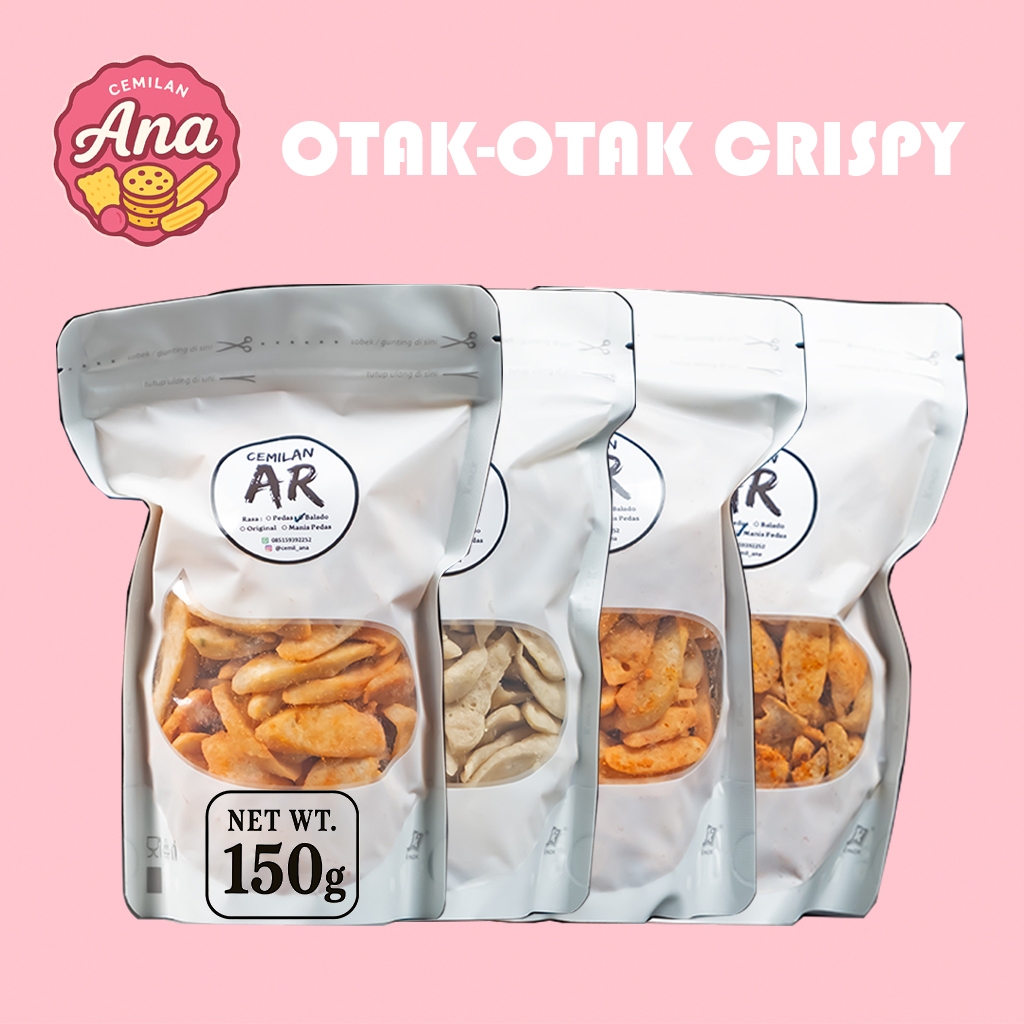 

Cemilan Otak-Otak Ikan Crispy - 150 Gram