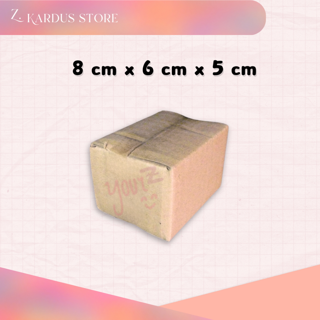 

Kardus Kecil | Kardus Packing | Kardus Paket ukuran | Kardus ukuran 8 cm x 6 cm x 5 cm