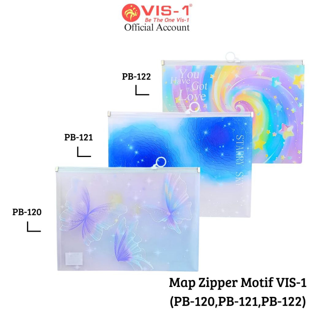 

ZIPPER MAP VIS-1 PB-120, PB-121, PB-122