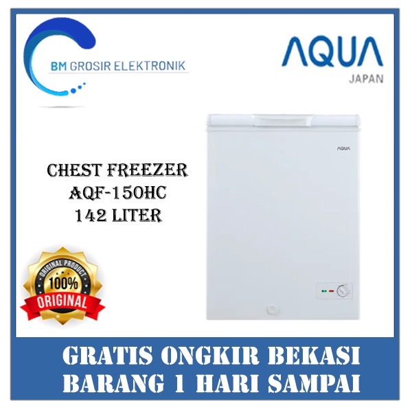 AQUA CHEST FREEZER AQF 150HC CHEST FREEZER BOX 142 LITER