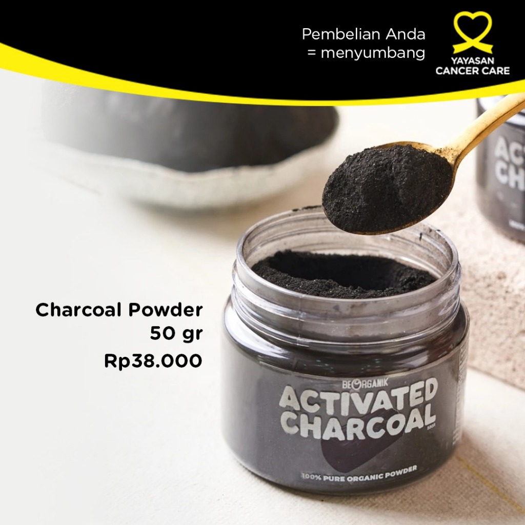 

Beorganik Activated Charcoal Powder Arang Bubuk