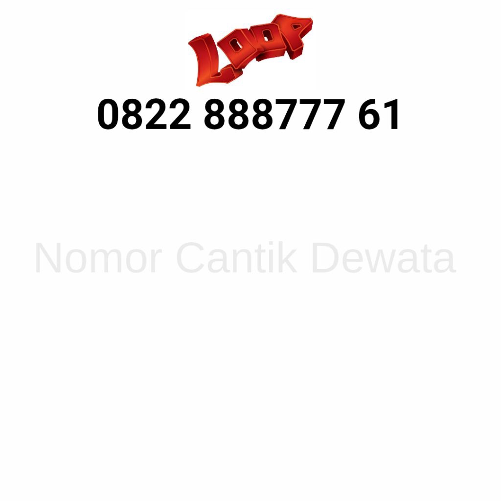 Nomor Cantik Loop Kartu Perdana Telkomsel Nomer Cantik Seri aabbcc