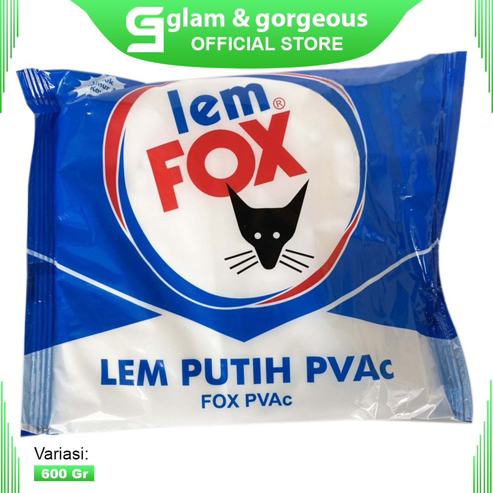 

Lem FOX PVAc 600gr Putih Refill Bungkus Biru