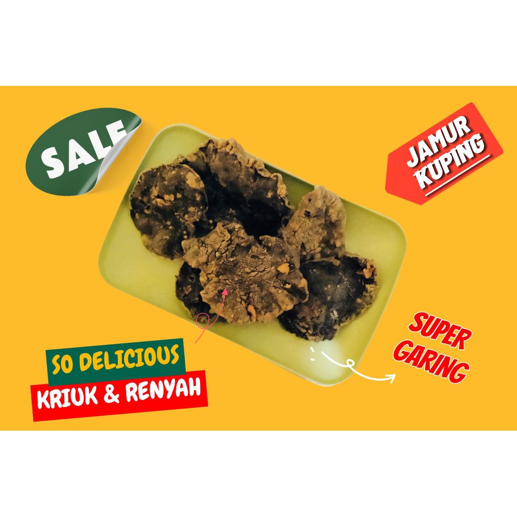 

KRIPIK JAMUR KUPING RENYAH BIKIN NAGIH