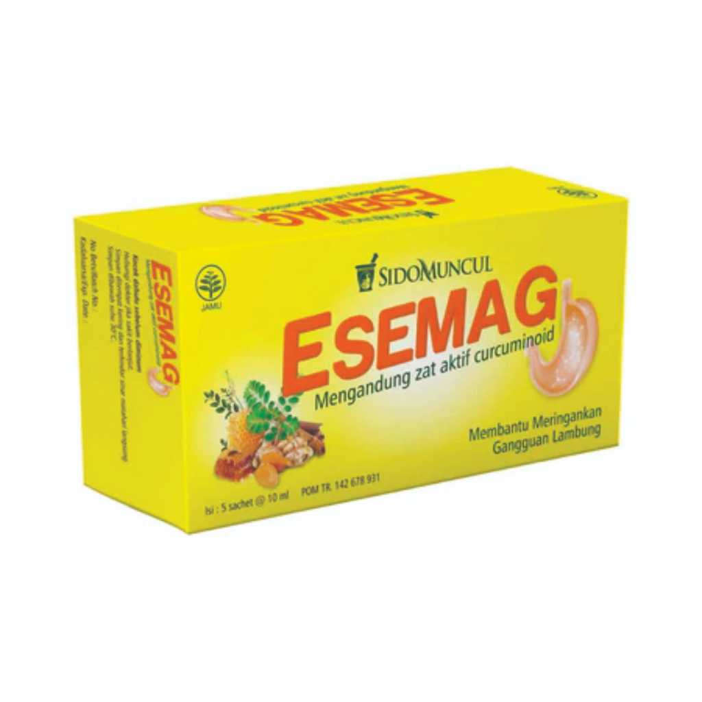

ESEMAG CAIR 1 BOX 5 SACHET - Meredakan Kembung, Asam Lambung, dan Maag