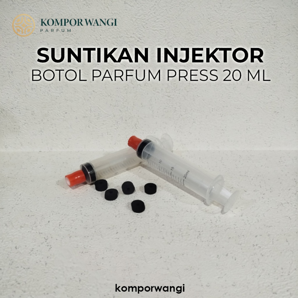 SPET / SUNTIKAN / INJEKTOR PARFUME ISI ULANG BOTOL PARFUM PRESS 20ML