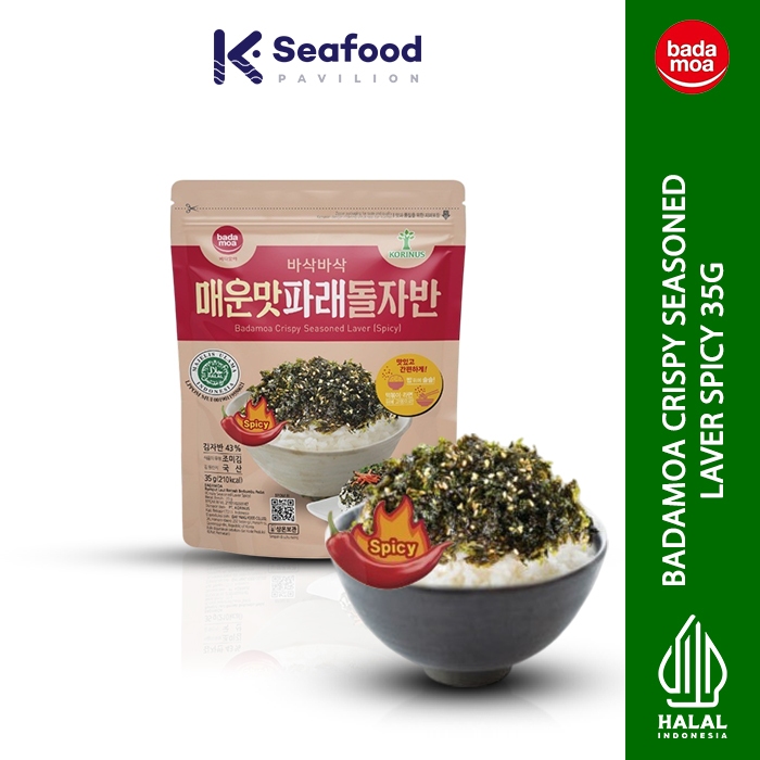 

BADAMOA Crispy Seasoned Laver Spicy 35g