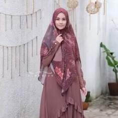 KHIMAR SHEA (KHIMAR ANTEM SYARI CERUTY PRINTING) BY ALBARIZK