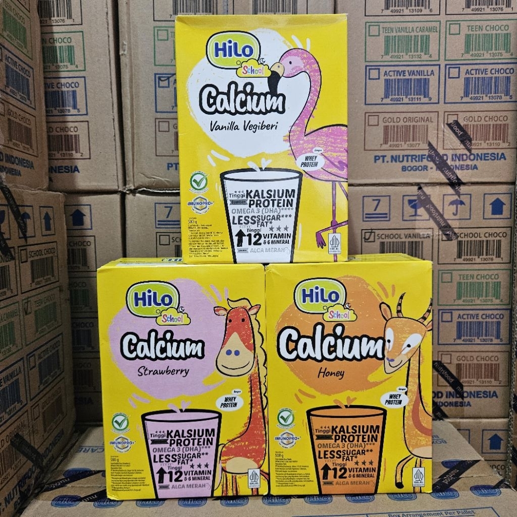 

HiLo School 500 gram Vanilla Vegiberi / Honey / Strawberry