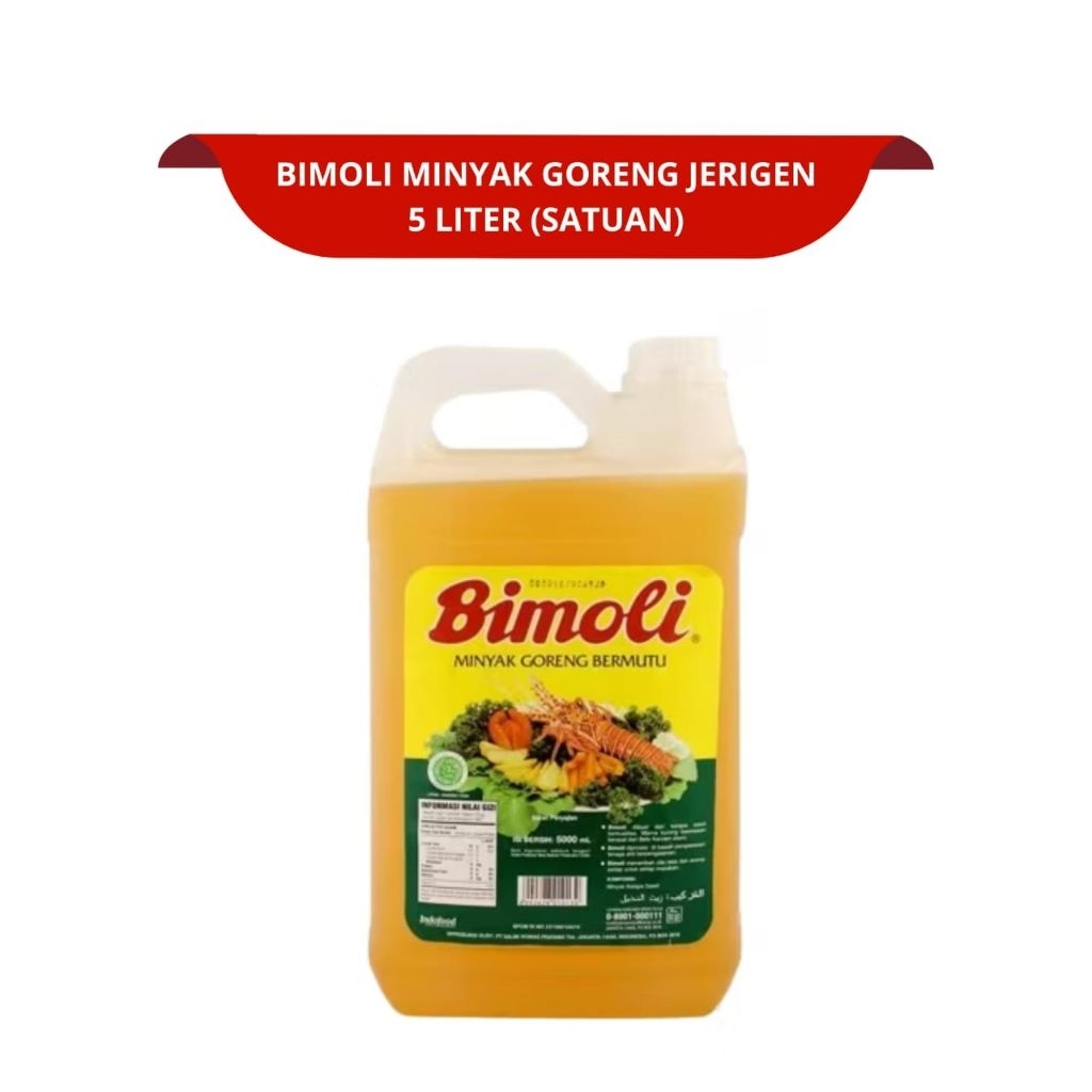 

[SATUAN] BIMOLI MINYAK GORENG JERIGEN 5 LITER