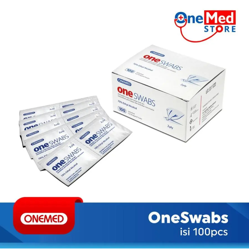 Alkohol Swab / Kapas Alkohol / Tissue Alkohol/ Oneswabs / One Swab