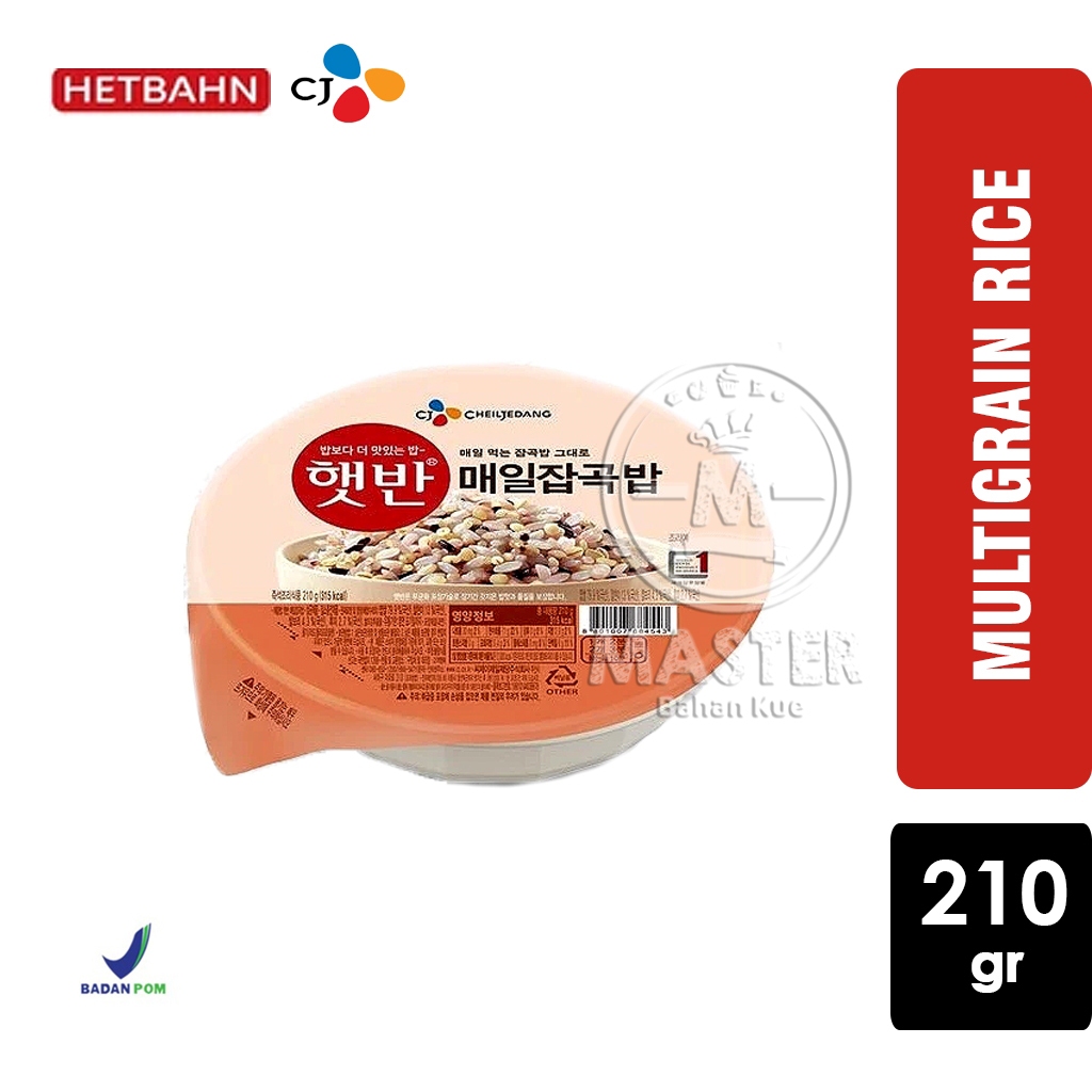 

Nasi Instant Beras Multigrain CJ HETBAHN Multigrain Rice [210 gr]