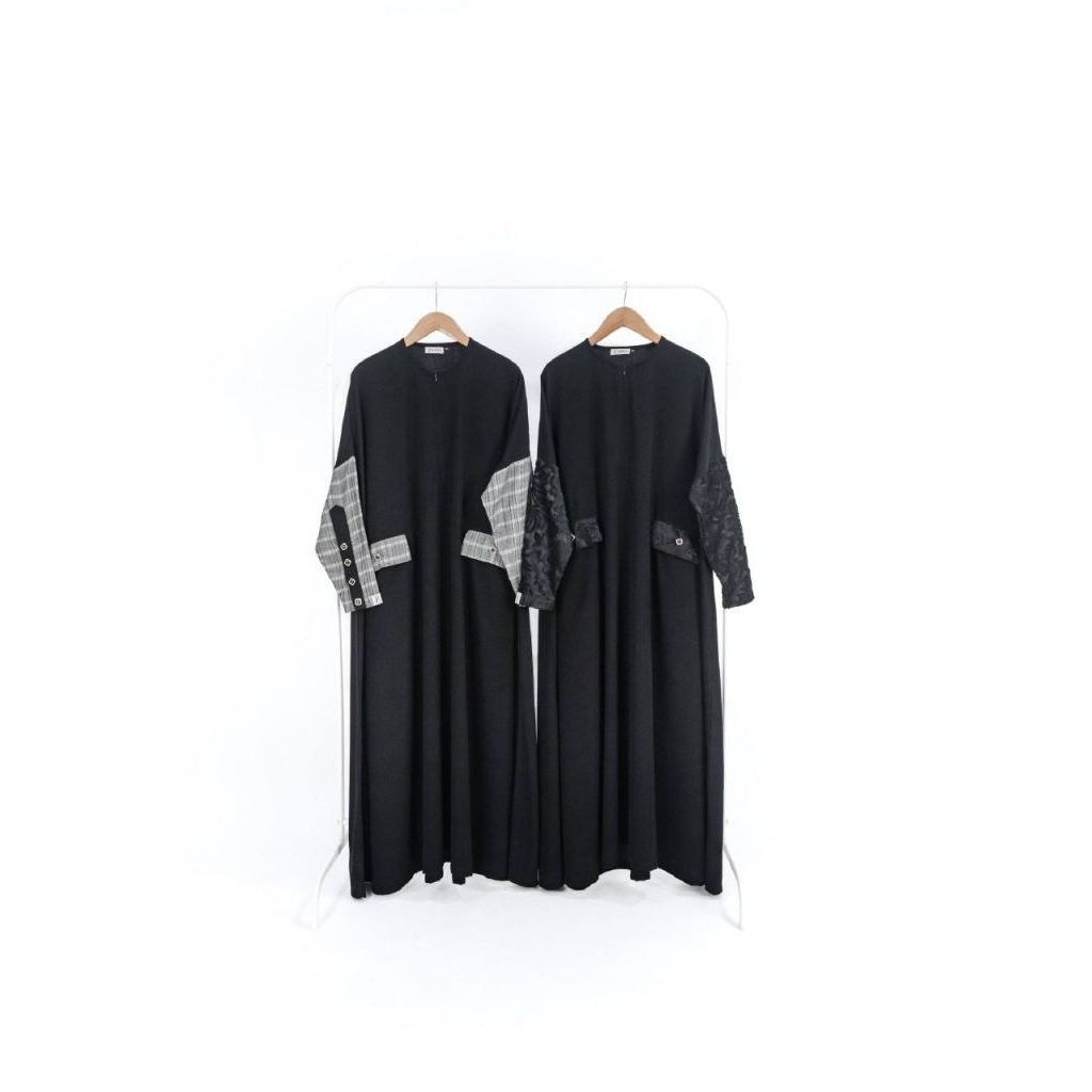 ZAYAN ABAYA JETBLACK KIARA YARKA