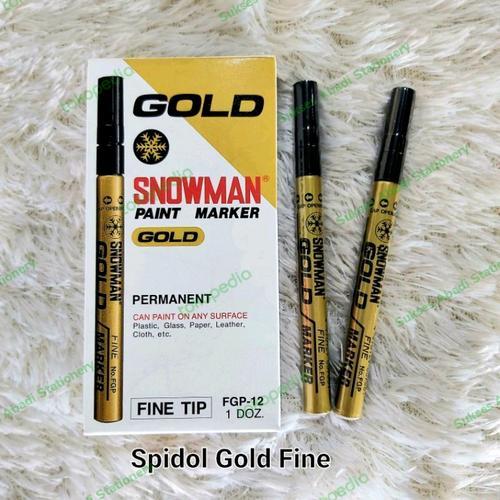 

JUAL SPIDOL SNOWMAN FGP12 GOLD