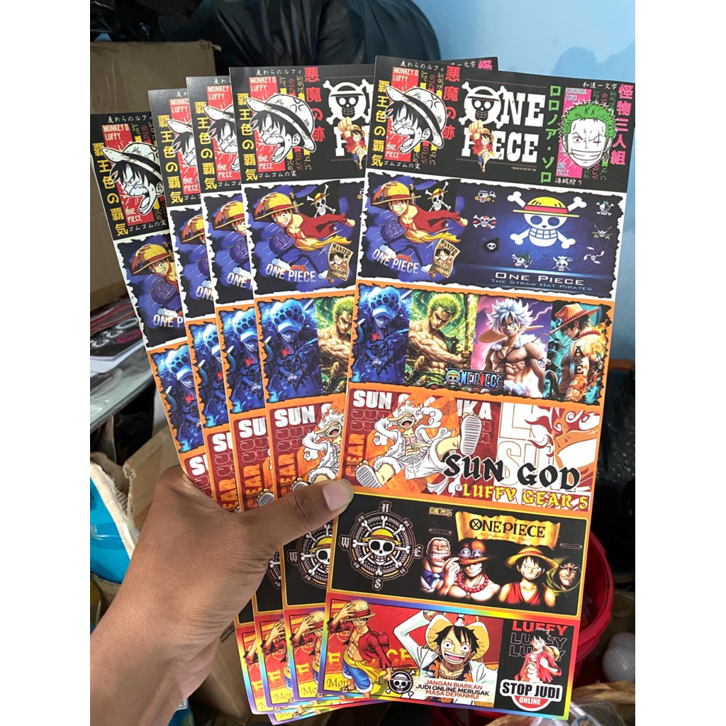 

Sticker One Piece Panjang Per 5Pc