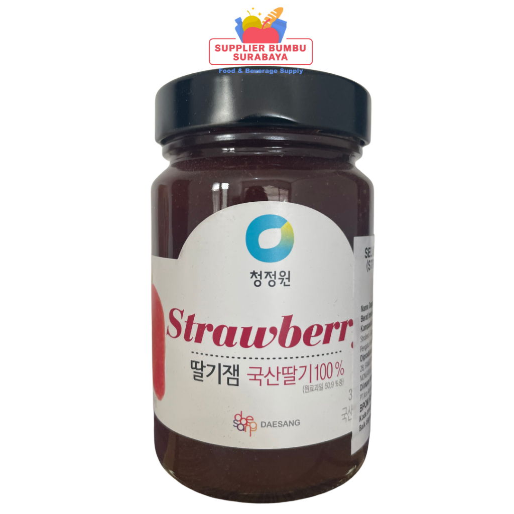

Daesang Chung Jung One Strawberry Jam / Selai Strawbery Korea 370g