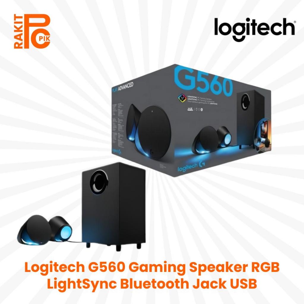 Logitech G560 - Speaker system - Gaming Speaker RGB LightSync Bluetooth Jack USB