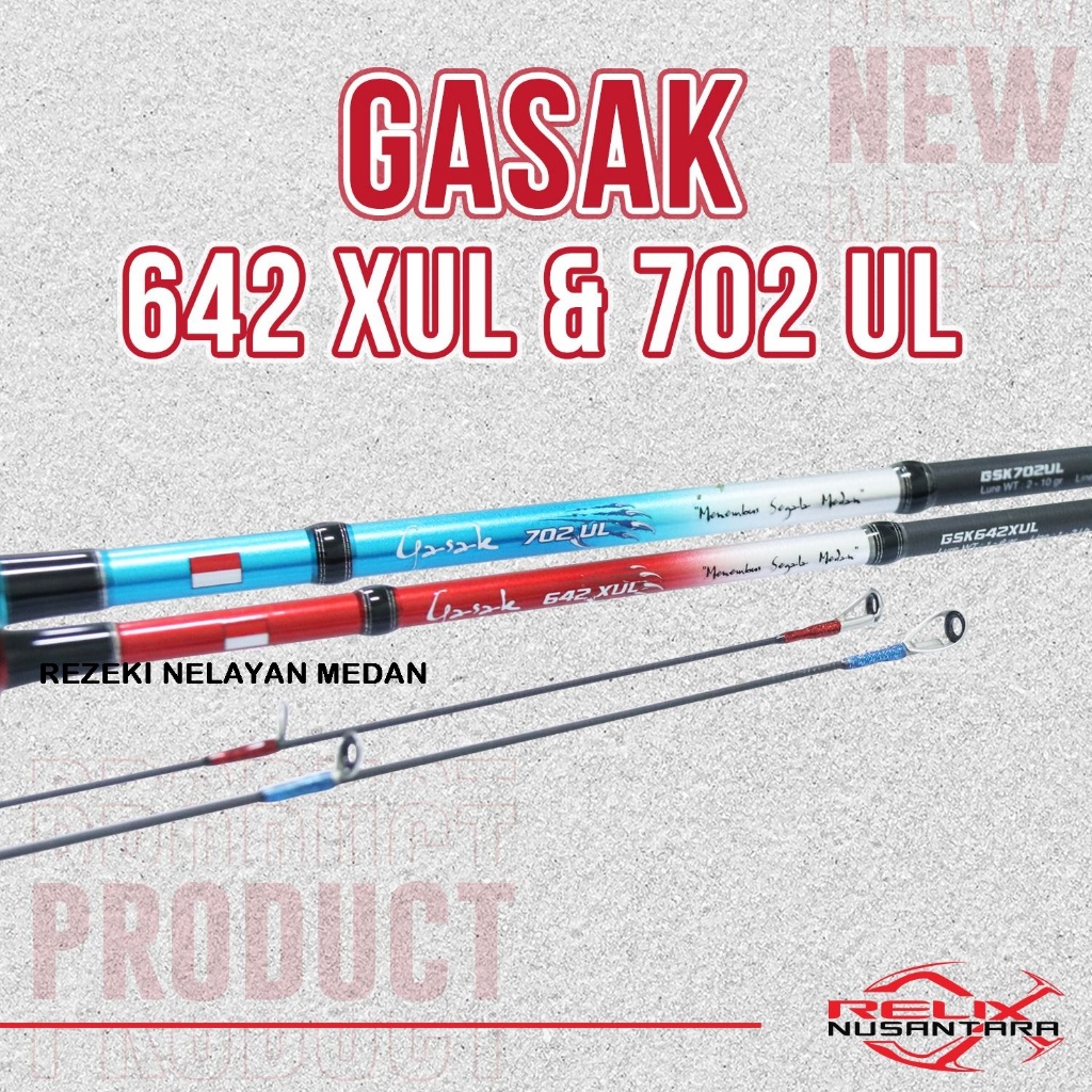 Joran RELIX NUSANTARA Gasak 642XUL /702UL | Joran Ultralight RELIX NUSANTARA
