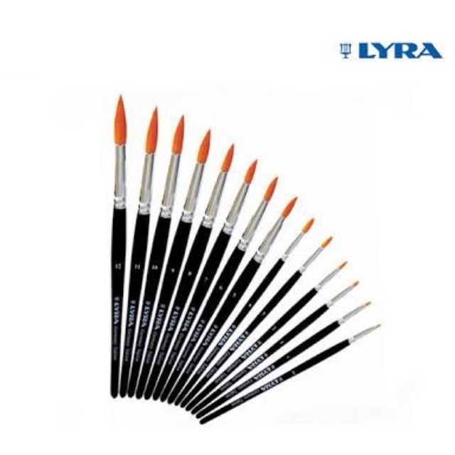 

Kuas Lyra Giotto Brush Round 00-12 / Kuas Lukis Runcing Bulat/ Kuas Round Lyra/ Kuas Cat Air/ Brush Cat