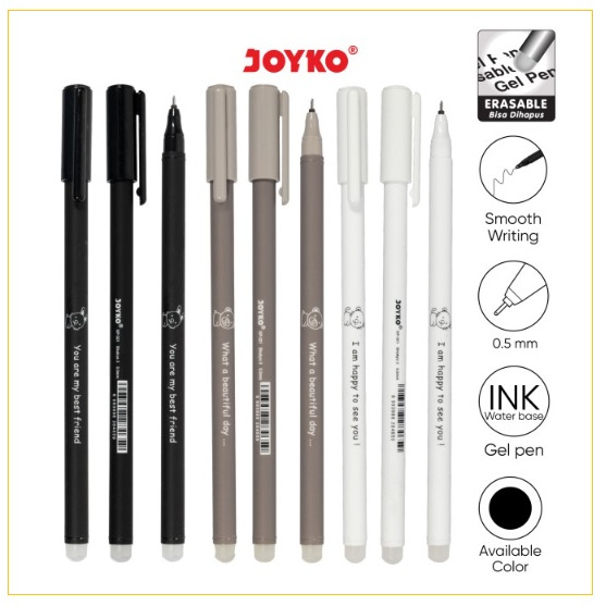 

Joyko Gp-321 Erasable Gel Pen Pulpen Bisa Dihapus / Erasable Pen Joyko GP-321 Shokyo 3 Gel ( 1 Lusin 12 Pcs )