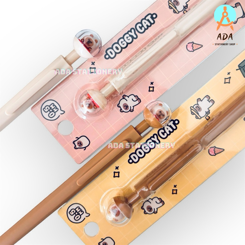 

PENA KUKI DOGGY CAT /KK-8331/ gel pen kuki/ pen premium/gelpen lucu