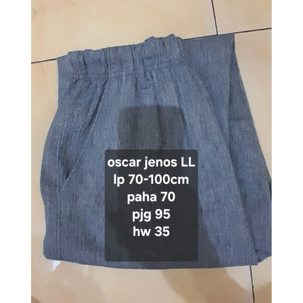 Celana denim dobel L