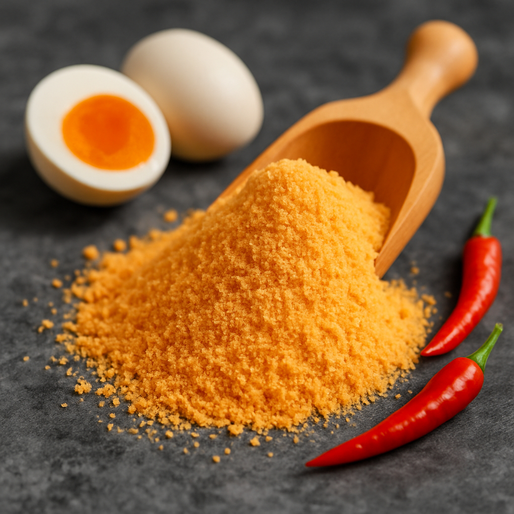 

Bubuk Tabur Telur Asin Super Pedas Non MSG 250gr Bumbu Serbaguna Spicy Salted Egg Seasoning Powder