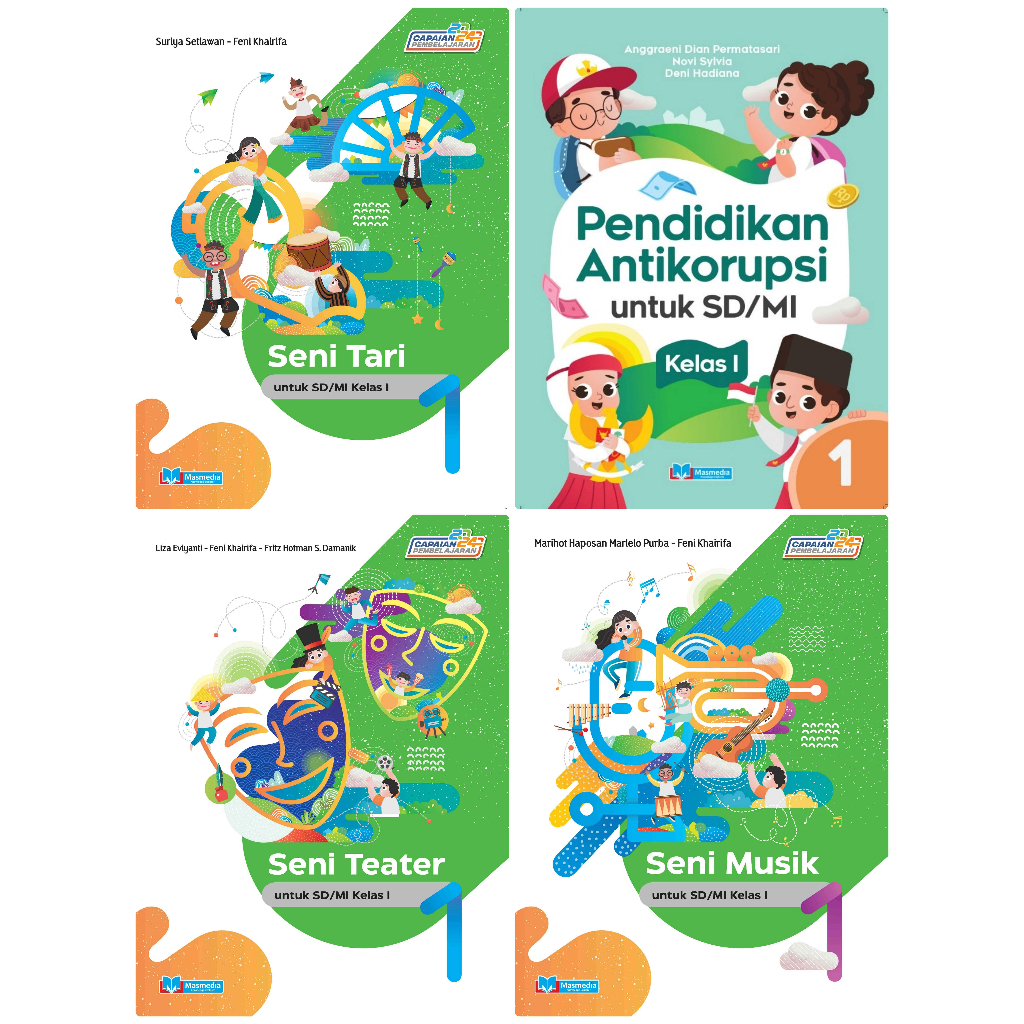

BUKU PAKET KELAS 1 SD PENERBIT MASMEDIA KURIKULUM MERDEKA (BARU + ORIGINAL 100%)