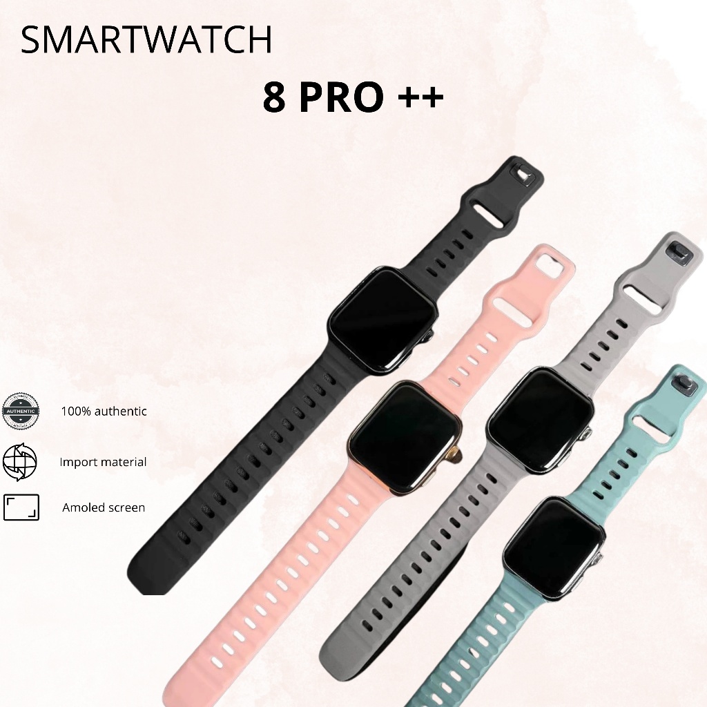 Jam Tangan Digital Smartwatch 8 PRO++ Fitur Olahraga Jam Tangan Pintar COD