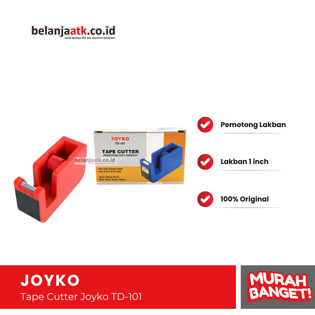

Tape Cutter Joyko TD-101 / Pemotong Lakban