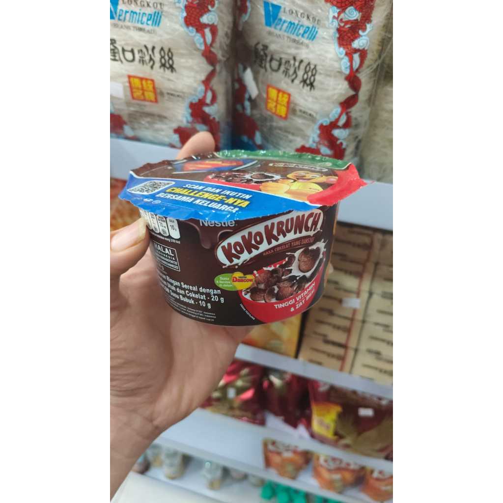 

Nestle Koko Krunch Sereal Cup Combo Pack Rasa Cokelat (20+10) gr