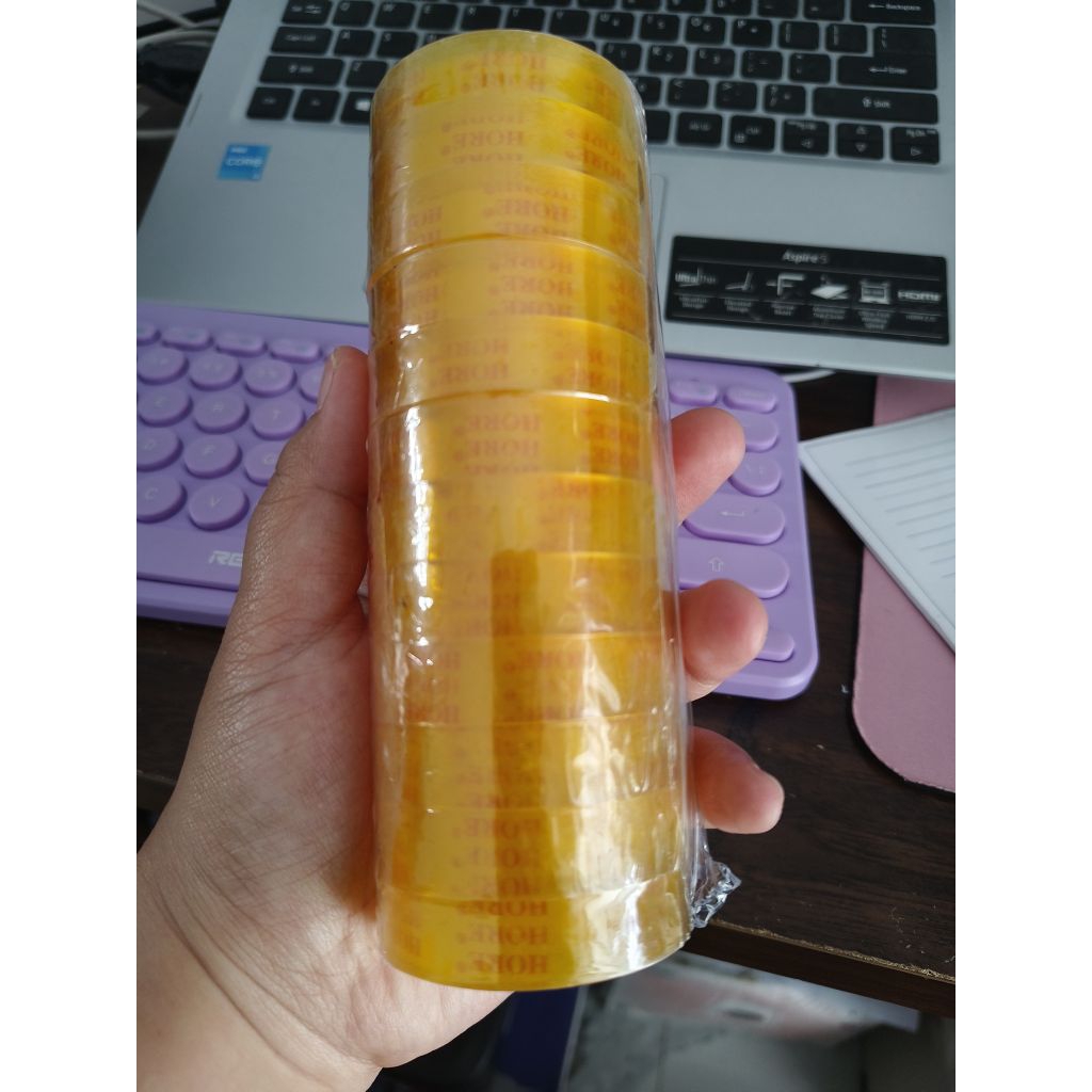 

(isi 12) isolatip kecil HORE/lakban mini/ lem kecil