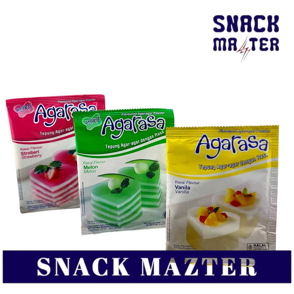 

Agarasa Tepung Agar-Agar dengan Rasa - Netto 10 gr